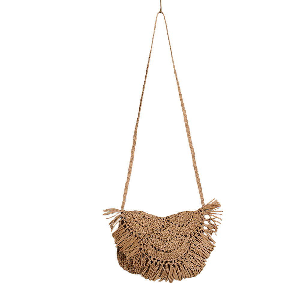 Boho Crossbody Bag Made of Handcrafted Natural Material Stornfield