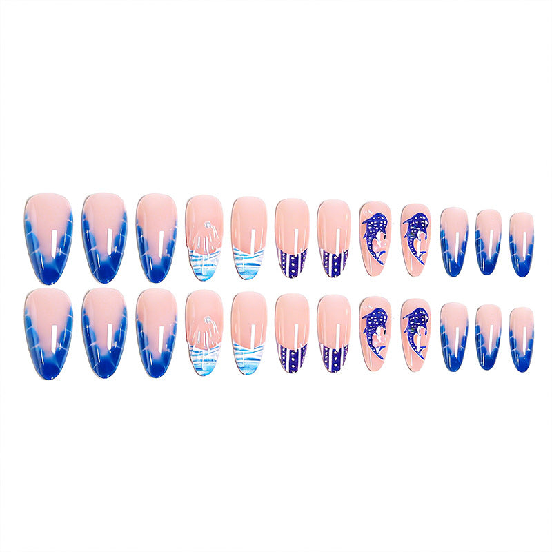 Creative Nail Art Set with Maritime Dolphin Design Stornfield