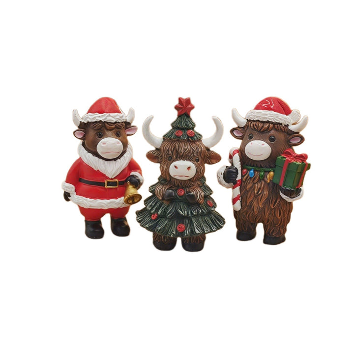Christmas decoration figure in Highlands cattle design Stornfield