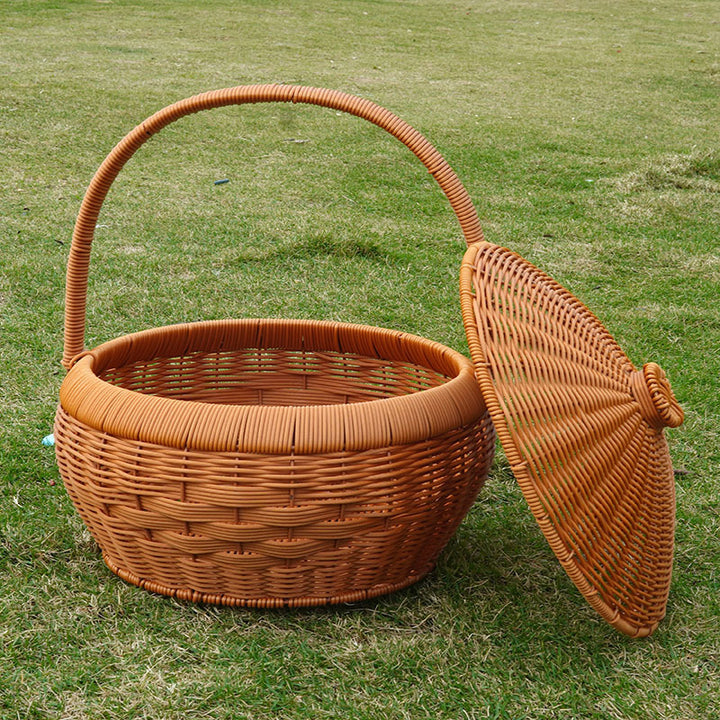 Multi-Tiered Woven Storage Basket Stornfield