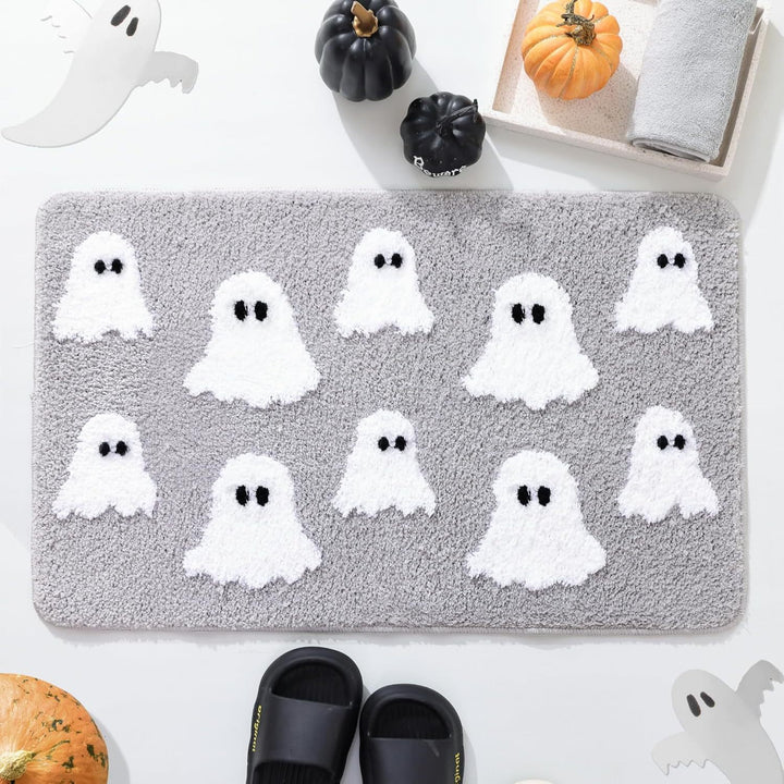 Halloween-Themed Ghost Bath Mat Stornfield
