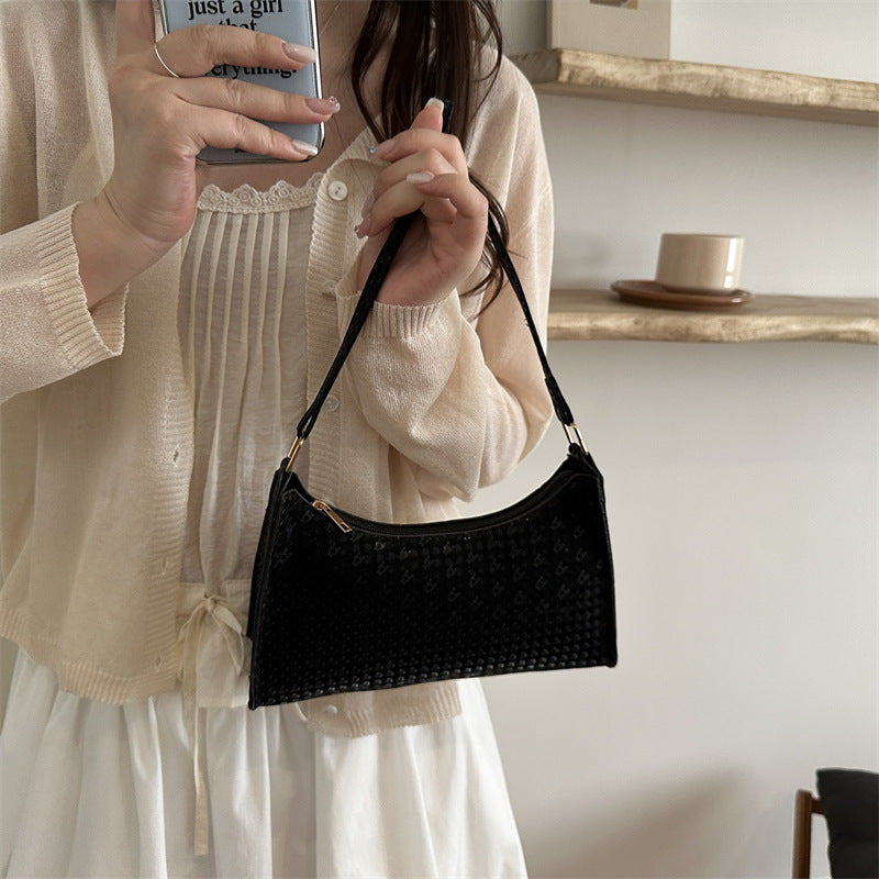 Chic Textured Handheld Purse