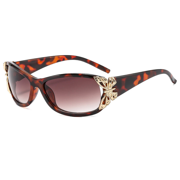 Fashion-Forward Butterfly-Embellished Sunglasses Stornfield