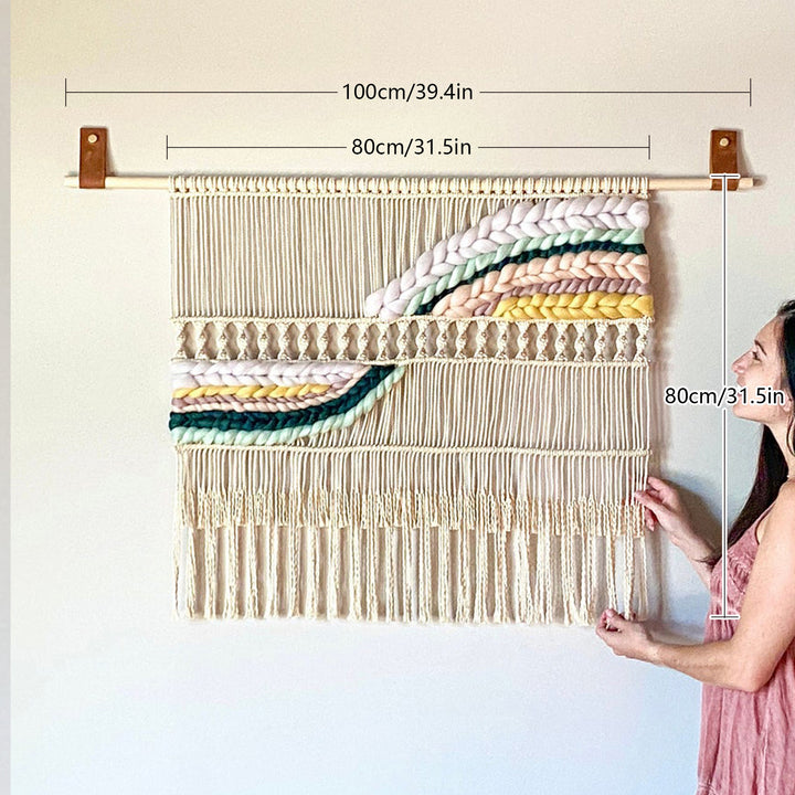Handmade Woven Wall Hanging Art Stornfield