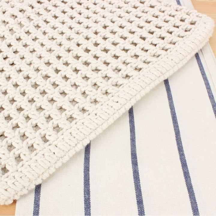 Handbag in Modern Macramé Weave Stornfield