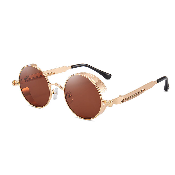 Women's retro-inspired round sunglasses with special lenses Stornfield