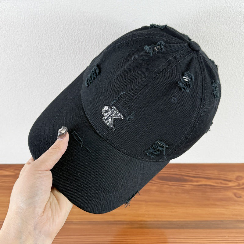 Men's Distressed Adjustable Baseball Cap Stornfield