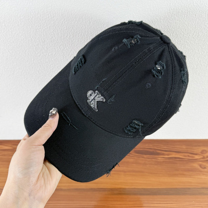 Men's Distressed Adjustable Baseball Cap Stornfield