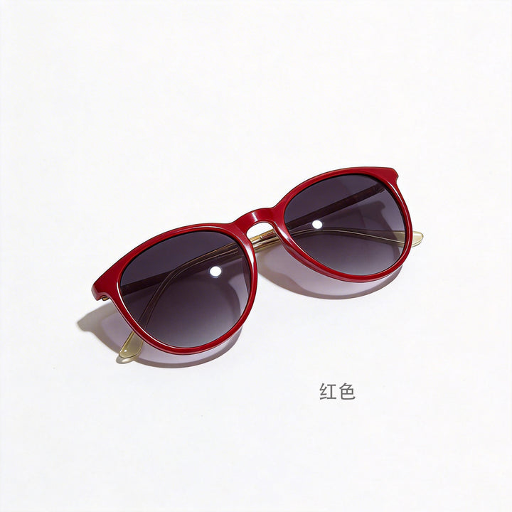 Women's fashionable cat-eye sunglasses with high-quality plastic frame and polarized lenses Stornfield