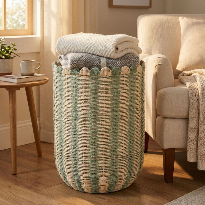 Decorative storage basket in modern design Stornfield