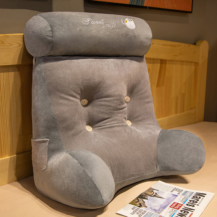 Ergonomic back support pillow with pockets Stornfield