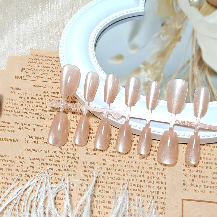 High-Quality Artificial Nails in Timeless Nude Look Stornfield