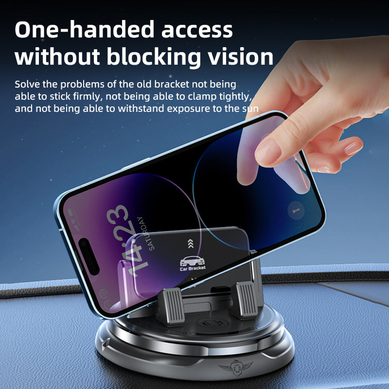 Unisex Car Smartphone Holder with 360-Degree Rotation Mechanism Stornfiled