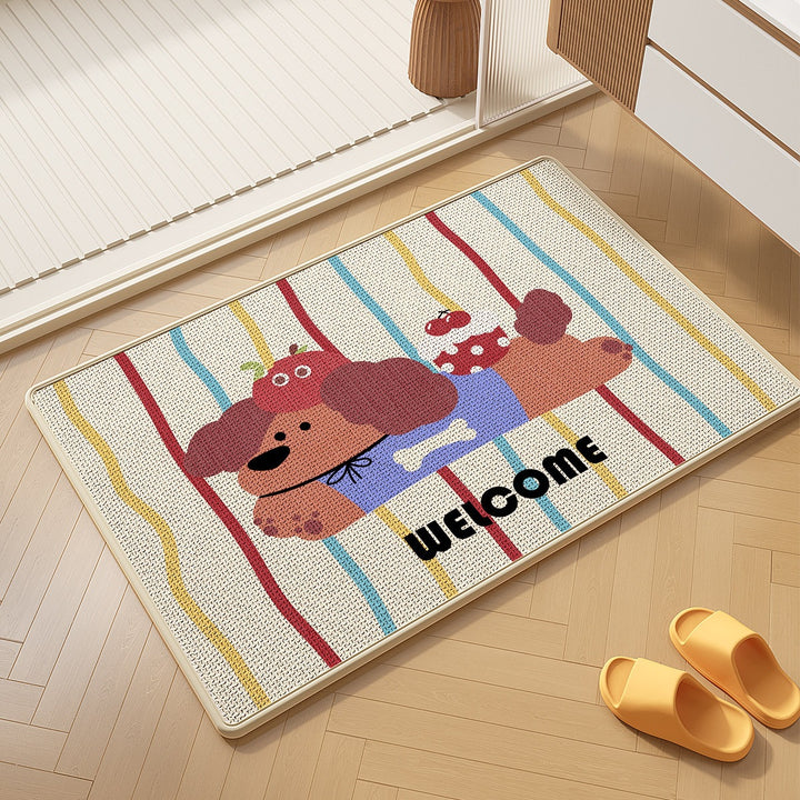 Playful Themed Welcome Mat