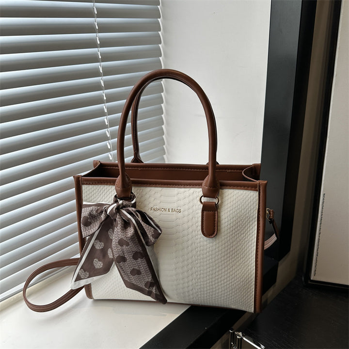 Elegant Handcrafted Quilted Tote Bag