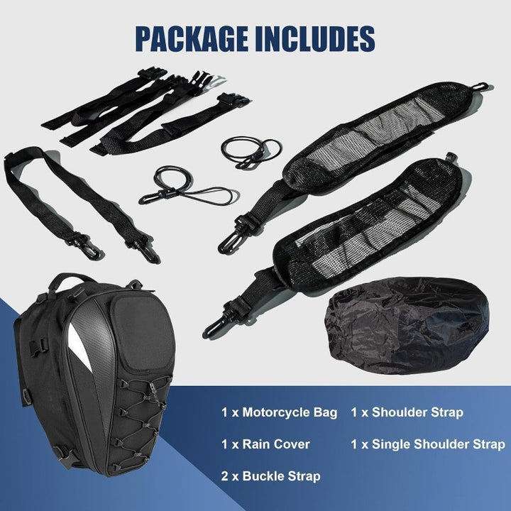 Motorcycle helmet backpack Stornfield