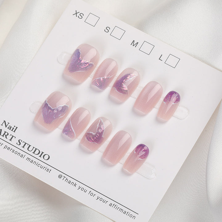 Butterfly Pattern Press-On Nail Set Stornfield