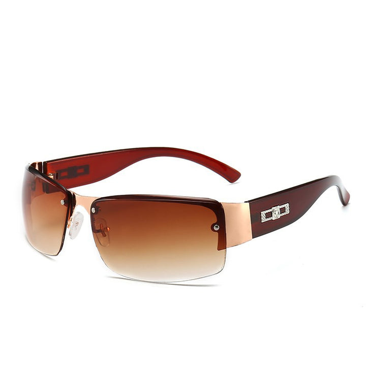 Ladies sporty sunglasses with wide frame and gradient lenses Stornfield