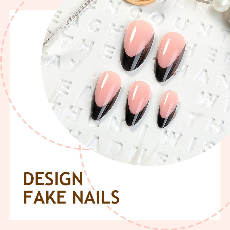 Acrylic Nail Set with Elegant French Tip Design Stornfield