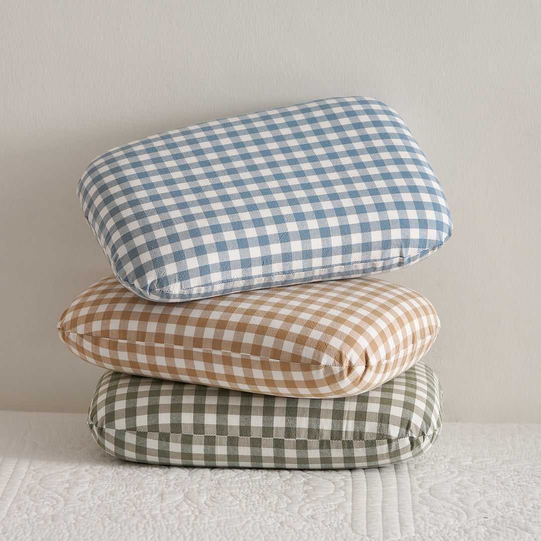 Comfort Pillow with Checked Design Stornfield