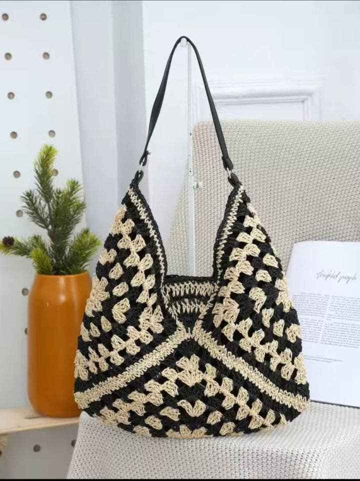 Handmade shoulder bag made from natural materials Stornfield