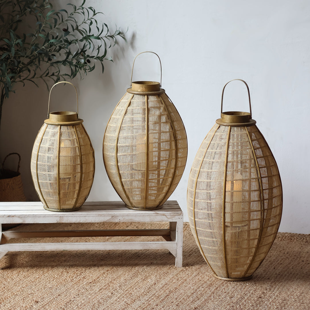 Handcrafted lantern made of natural materials Stornfield