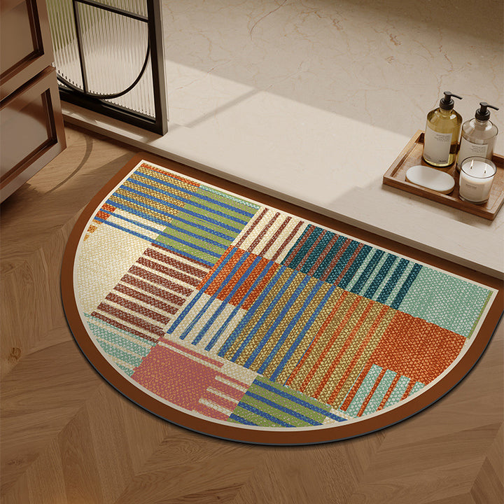 Plush Patterned Entrance Mat