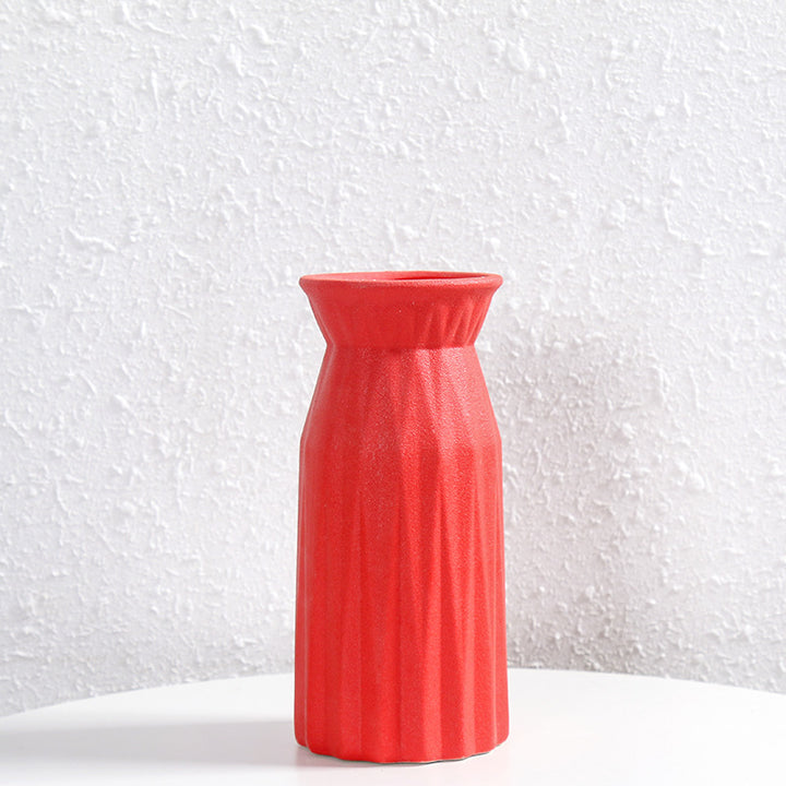 Modern Textured Ceramic Flower Vase Stornfeild 1790310307