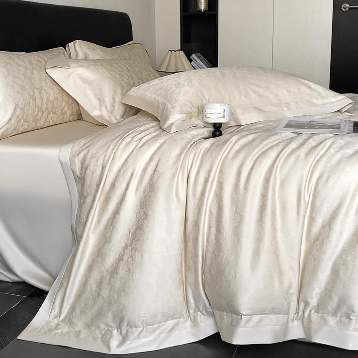 Decorative Luxurious Embroidered Silk Bedding Set Stornfield
