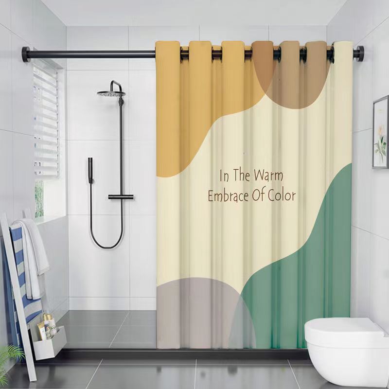 Contemporary Abstract Design Shower Curtain Stornfield