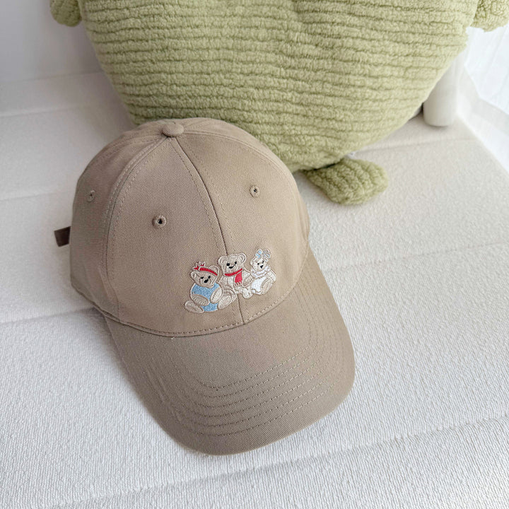 Women's Playful Embroidered Bear Cap Stornfield