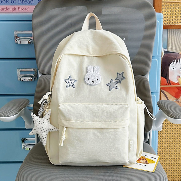 Cute Bunny-Embellished Backpack Stornfield