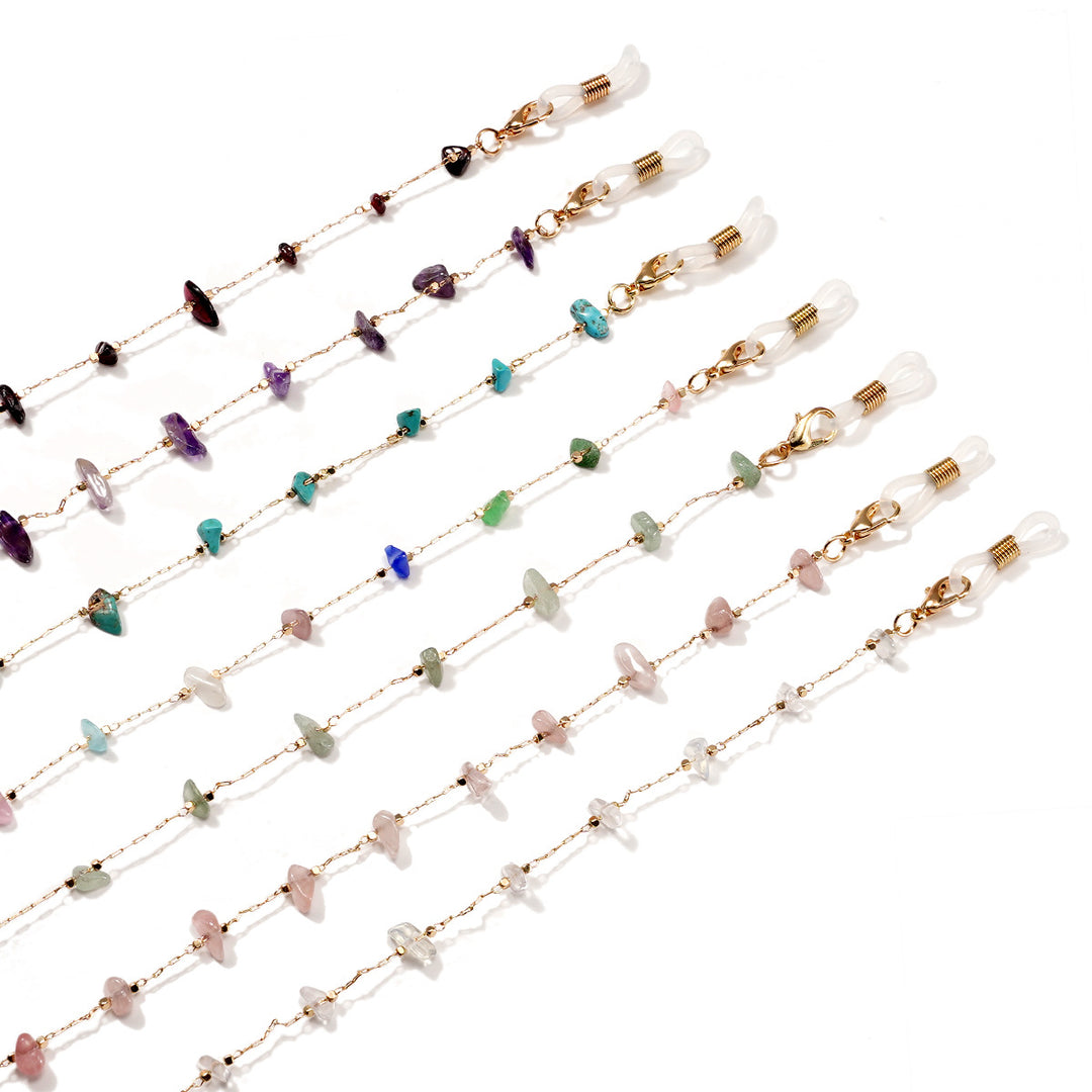 Multi-Color Stone Chain Necklace Stornfield
