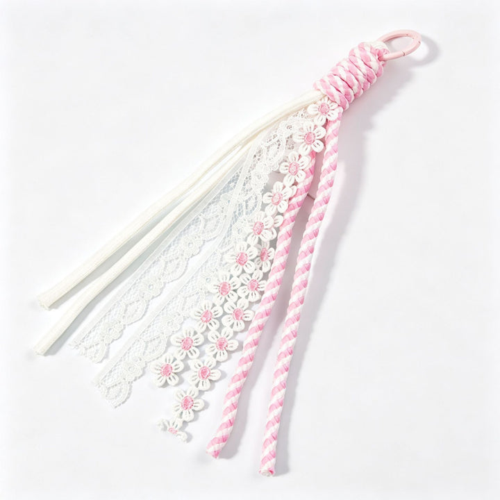 Decorative Lace and Braided Keychain Stornfield