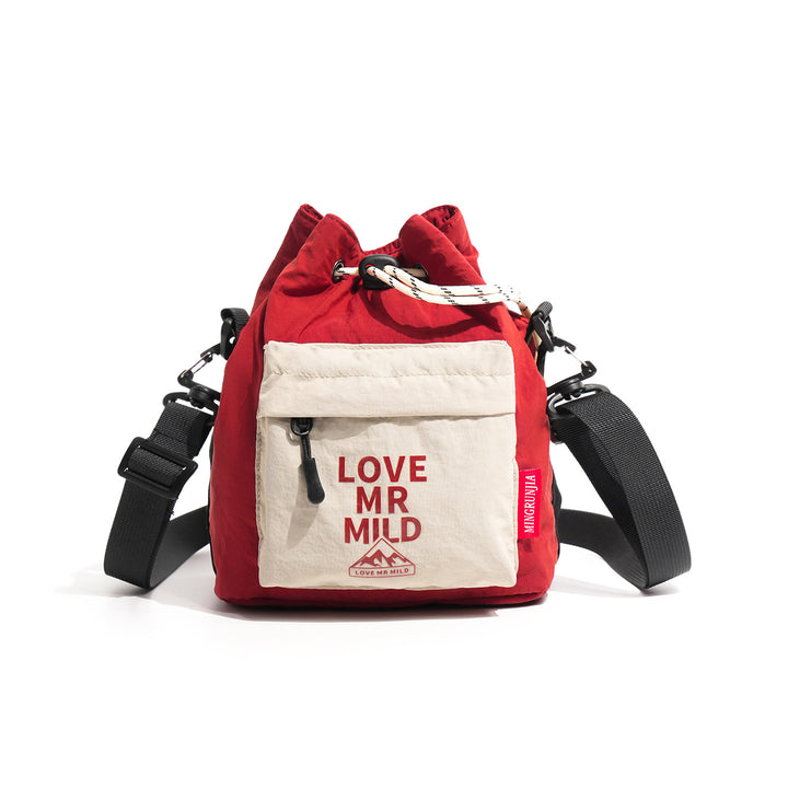Versatile Drawstring Backpack with External Pocket Stornfield