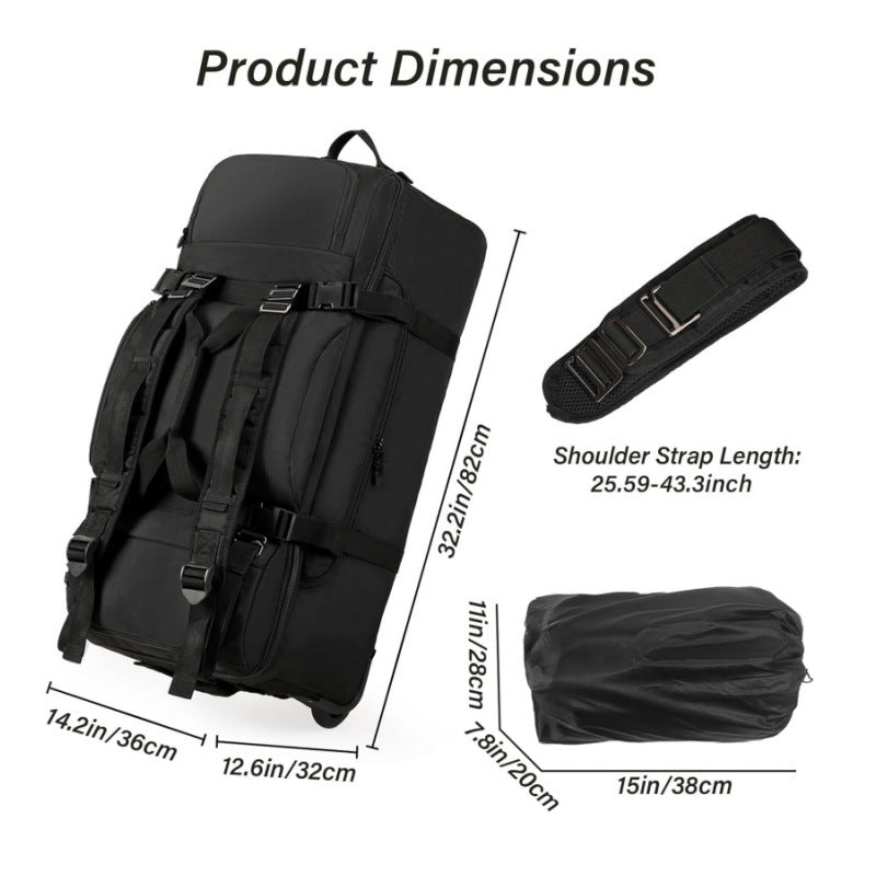 Multifunctional Travel Bag with Integrated Trolley System Stornfield