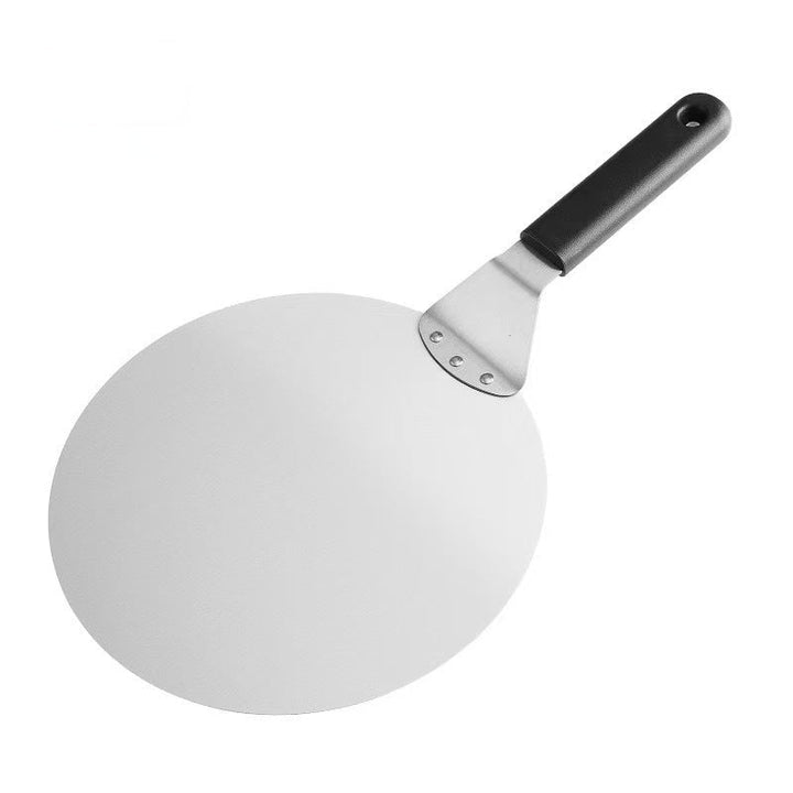 round stainless steel pizza peel with ergonomic heat resistant handle Stornfield