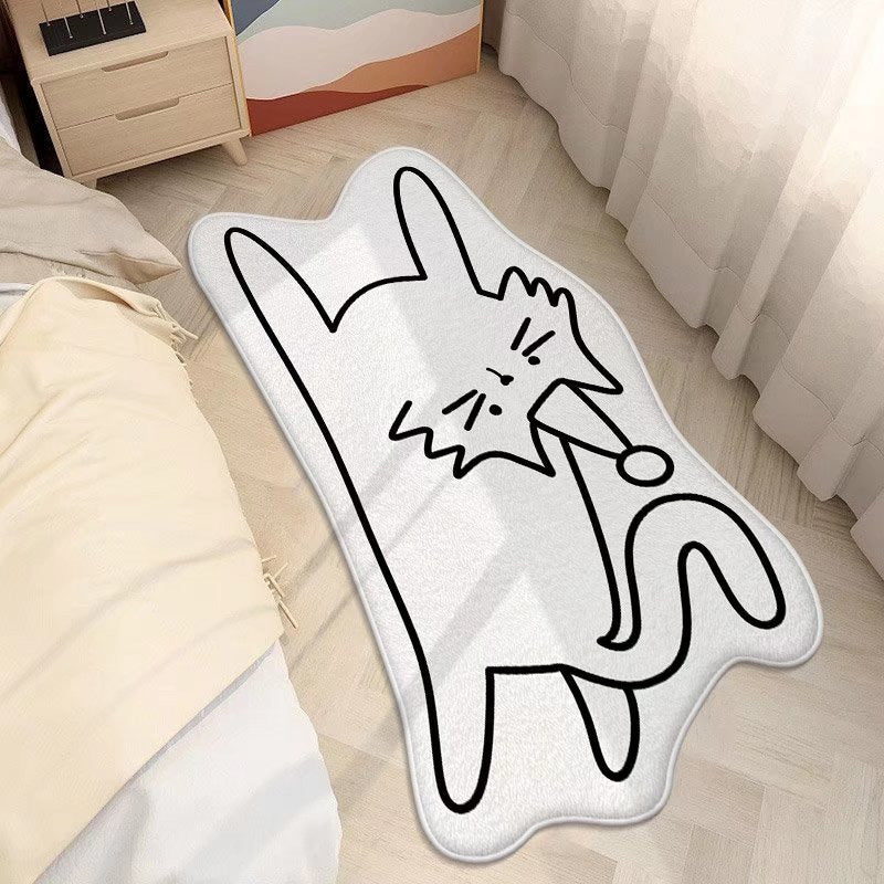 Cute Cat-Shaped Area Rug Stornfield
