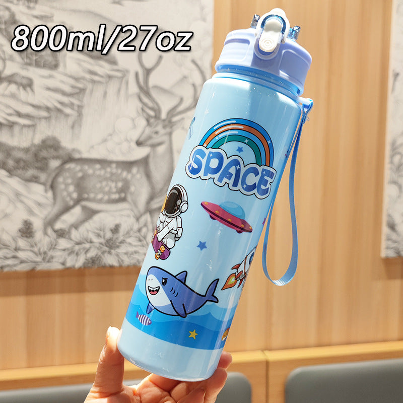 Ladies Fantasy Water Bottle with Practical Carry Strap Stornfield