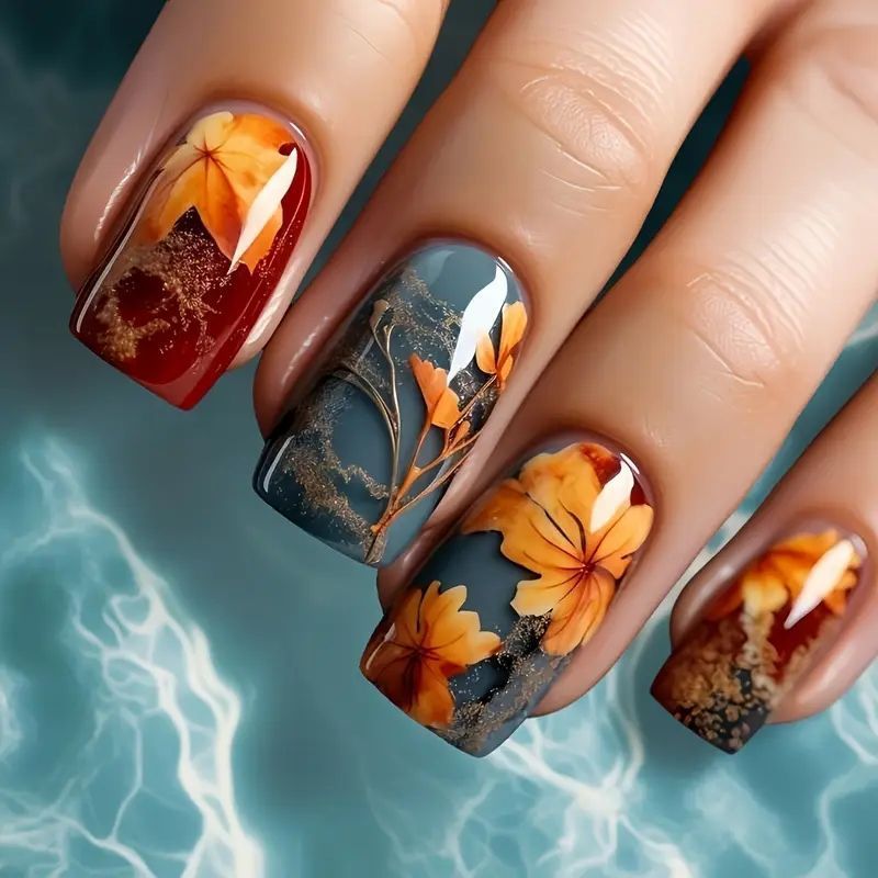 Creative Floral Nail Art Enhancements Stornfield 1789915590