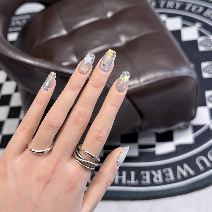 Artistic Starry Dream Press-On Nail Set Stornfield