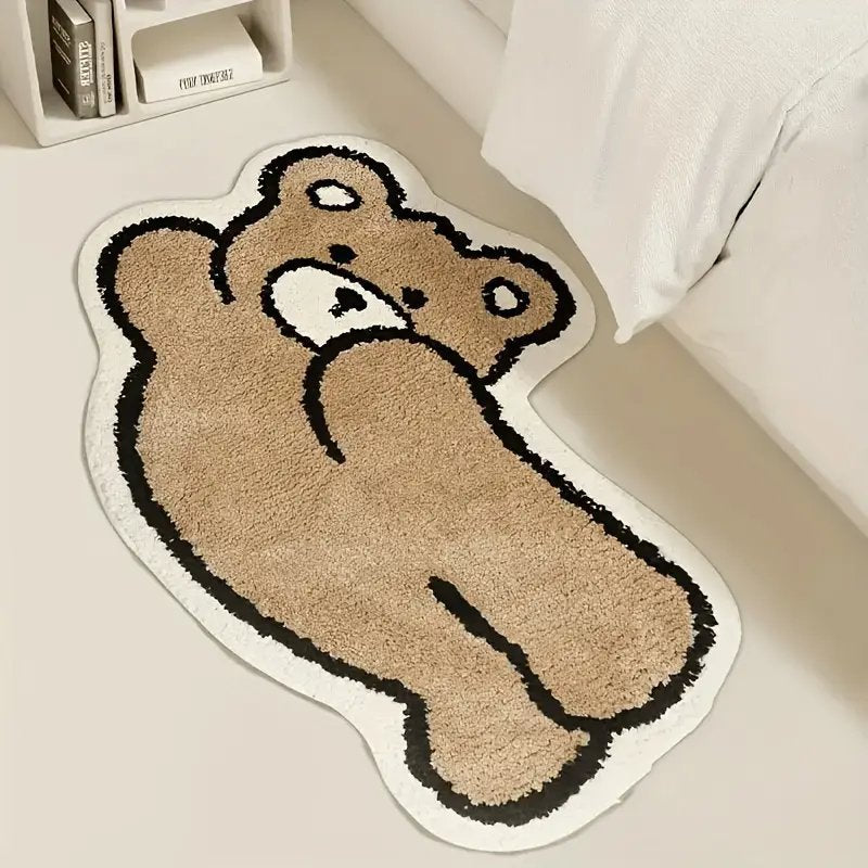 Alien Skateboard Themed Area Rug