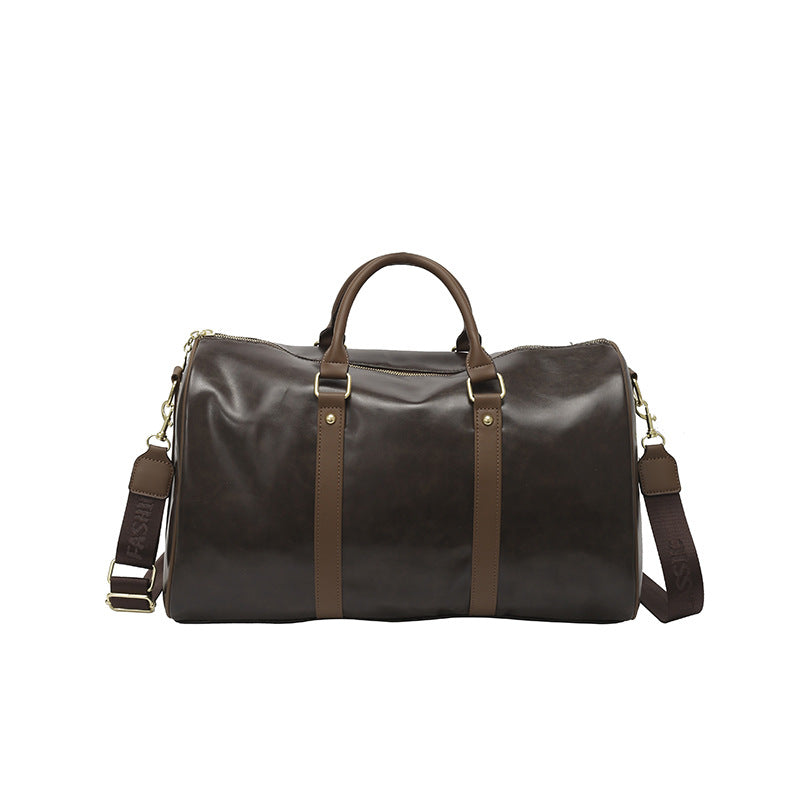 Premium Leather Travel Duffle Bag Stornfield