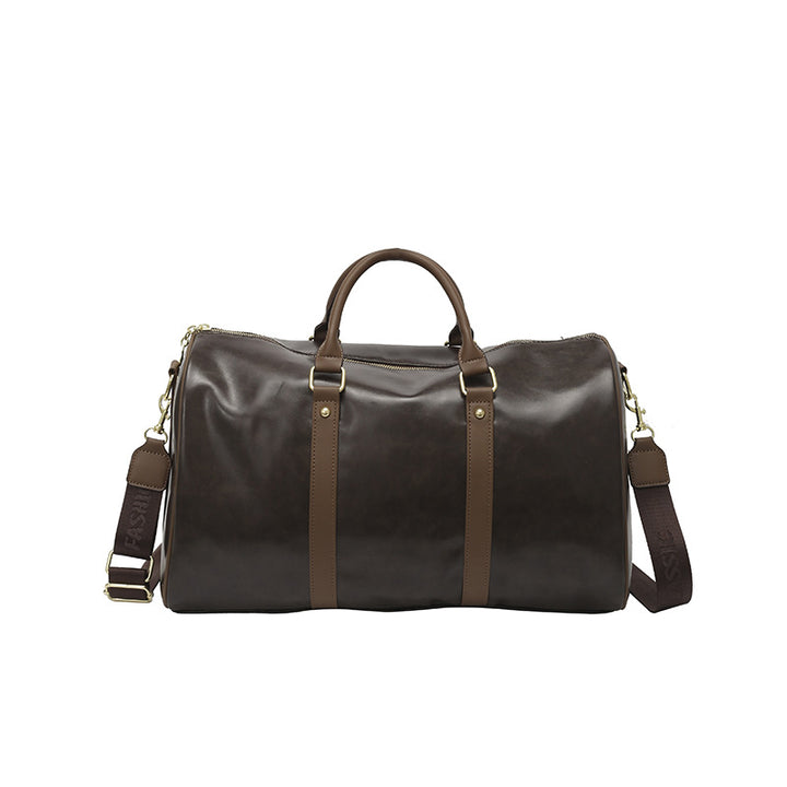 Premium Leather Travel Duffle Bag Stornfield