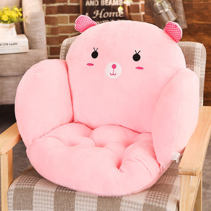 Plush seat cushion with cute bear motif Stornfield