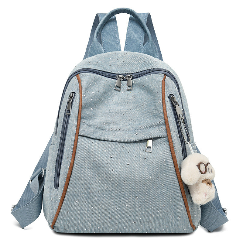 Casual Denim-Style Backpack Stornfield