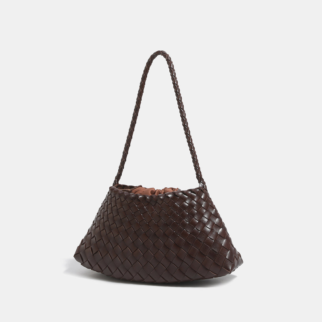 Woven Leather Handbag