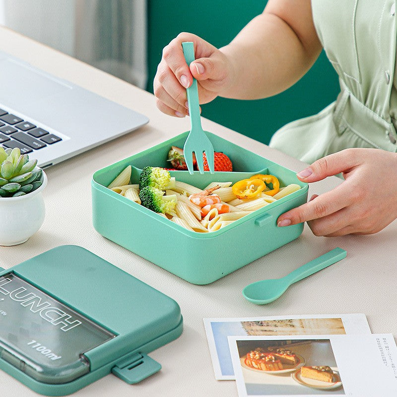 Portable Lunch Box with Cutlery