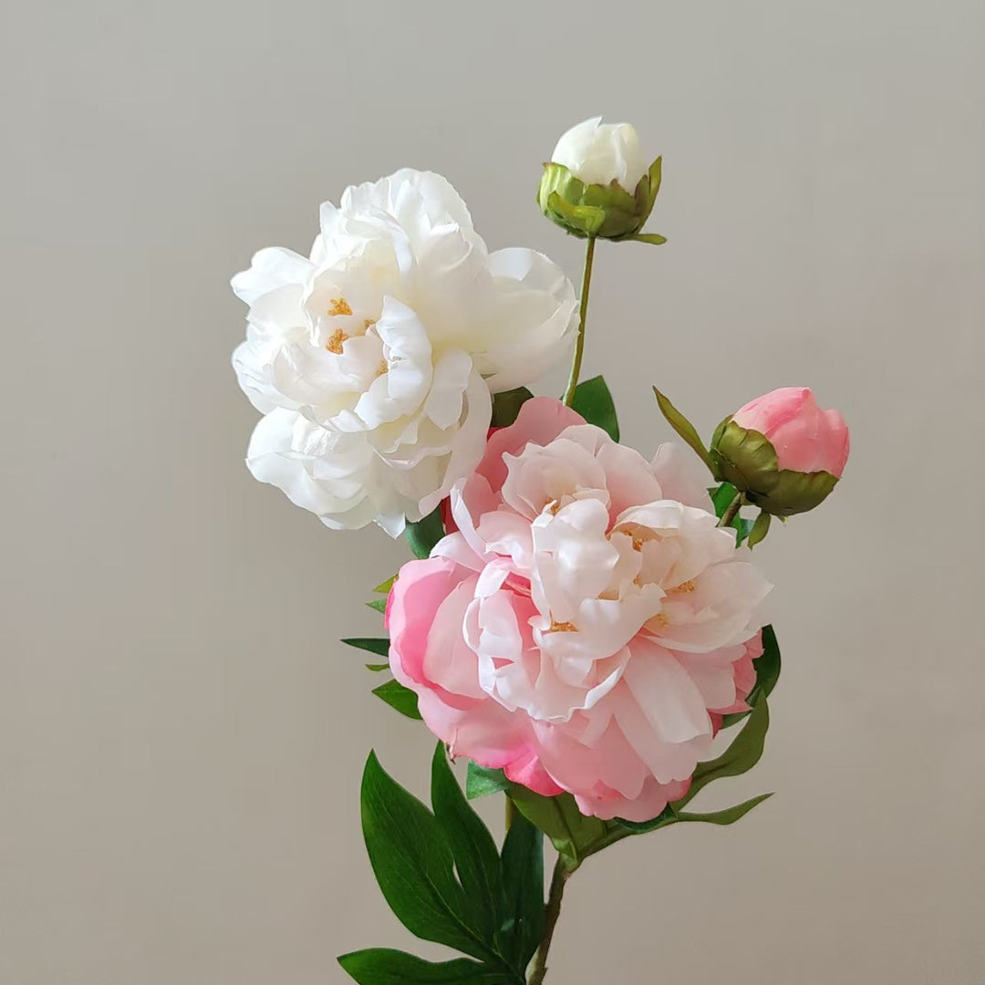 Premium Artificial Peony Stem