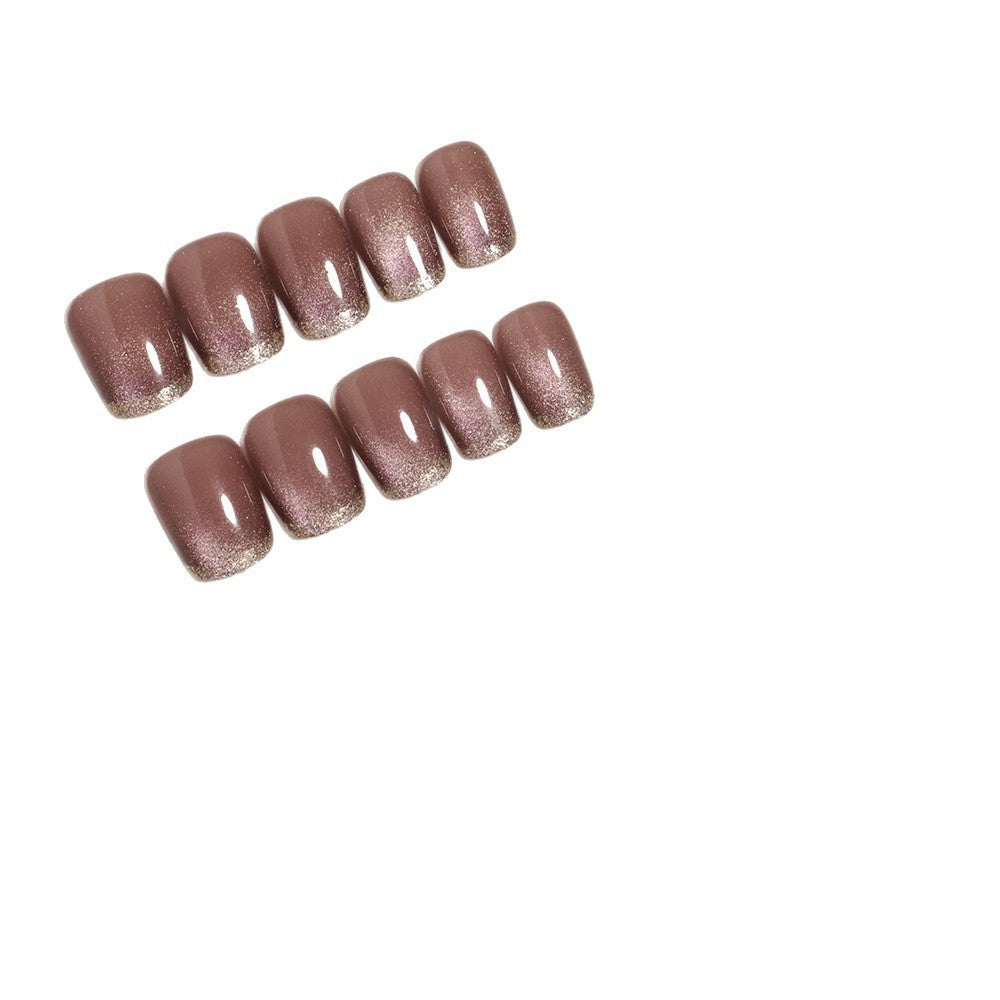 Elegant Metallic Press-On Nails Stornfield